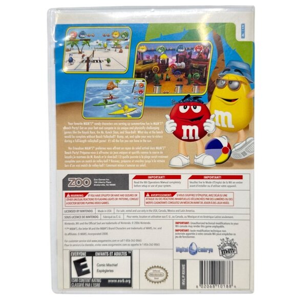 M&Ms Beach Party Video Game For Nintendo Wii - Picture 2 of 3